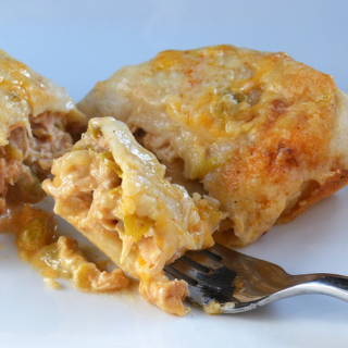Easy-White-Chicken-Enchiladas