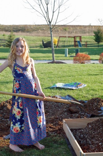 shoveling