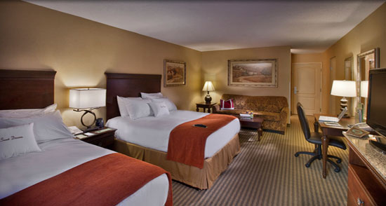 family suite at the Doubletree willow valley resort