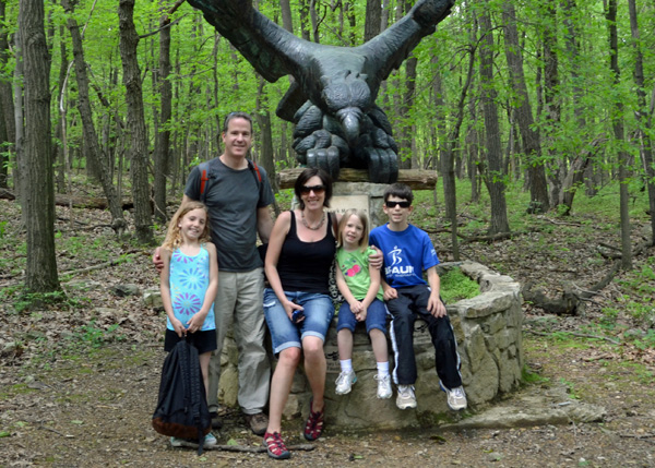 Family Picture at Hawk Mountain Preserve