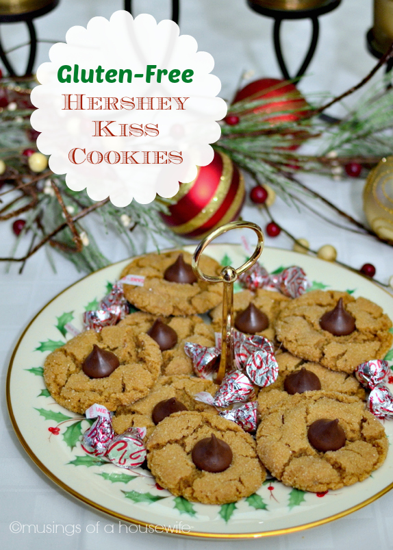 GlutenFree Hershey Kiss Cookies