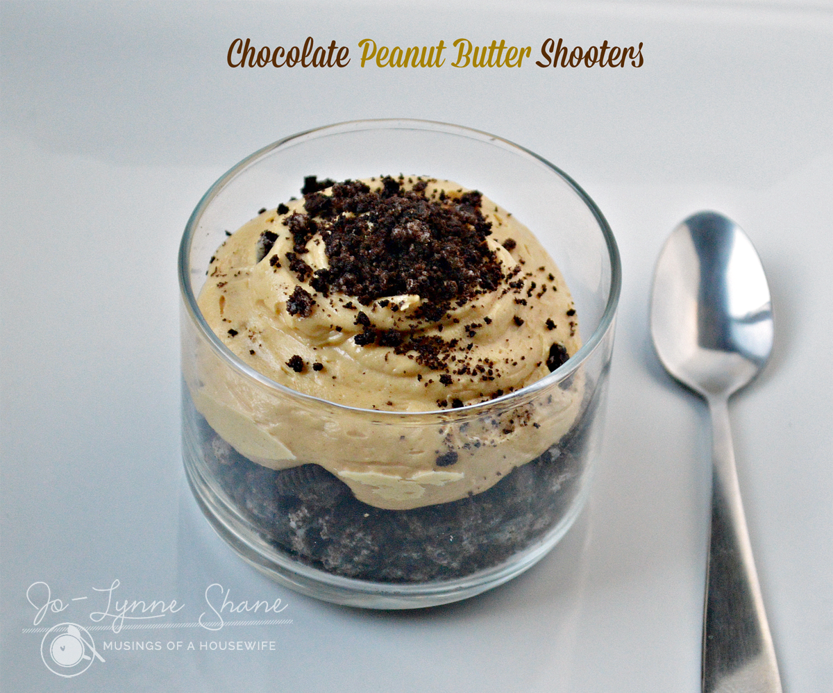 Easy Chocolate & Peanut Butter Shooters