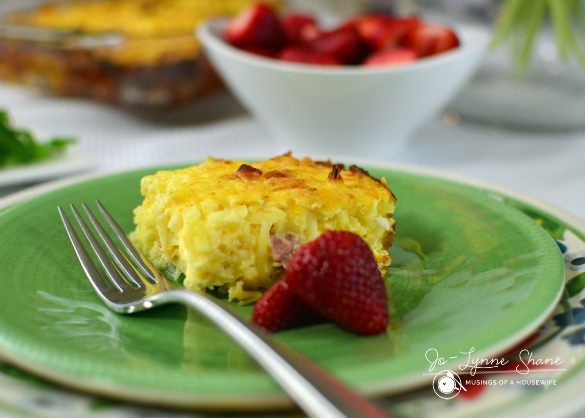 Ham & Egg Hash Brown Casserole
