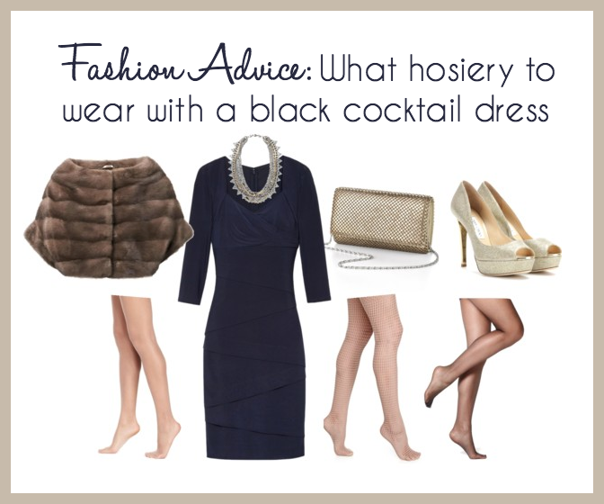 what-hose-to-wear-with-a-black-cocktail-dress