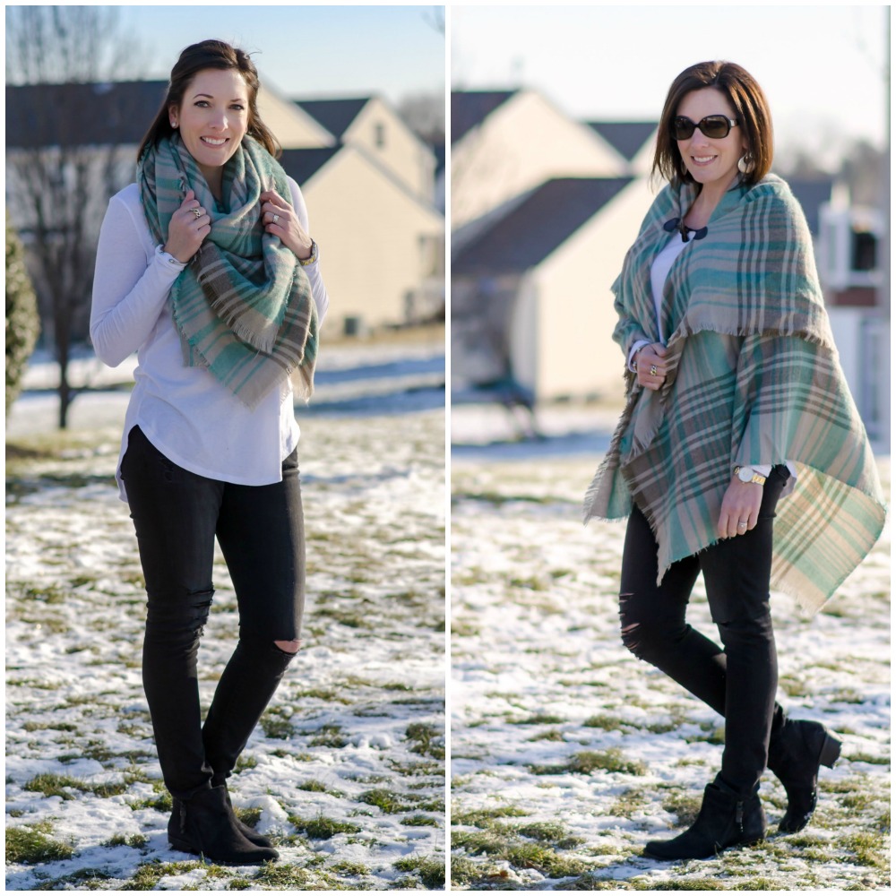 Blanket Scarf/Toggle Poncho