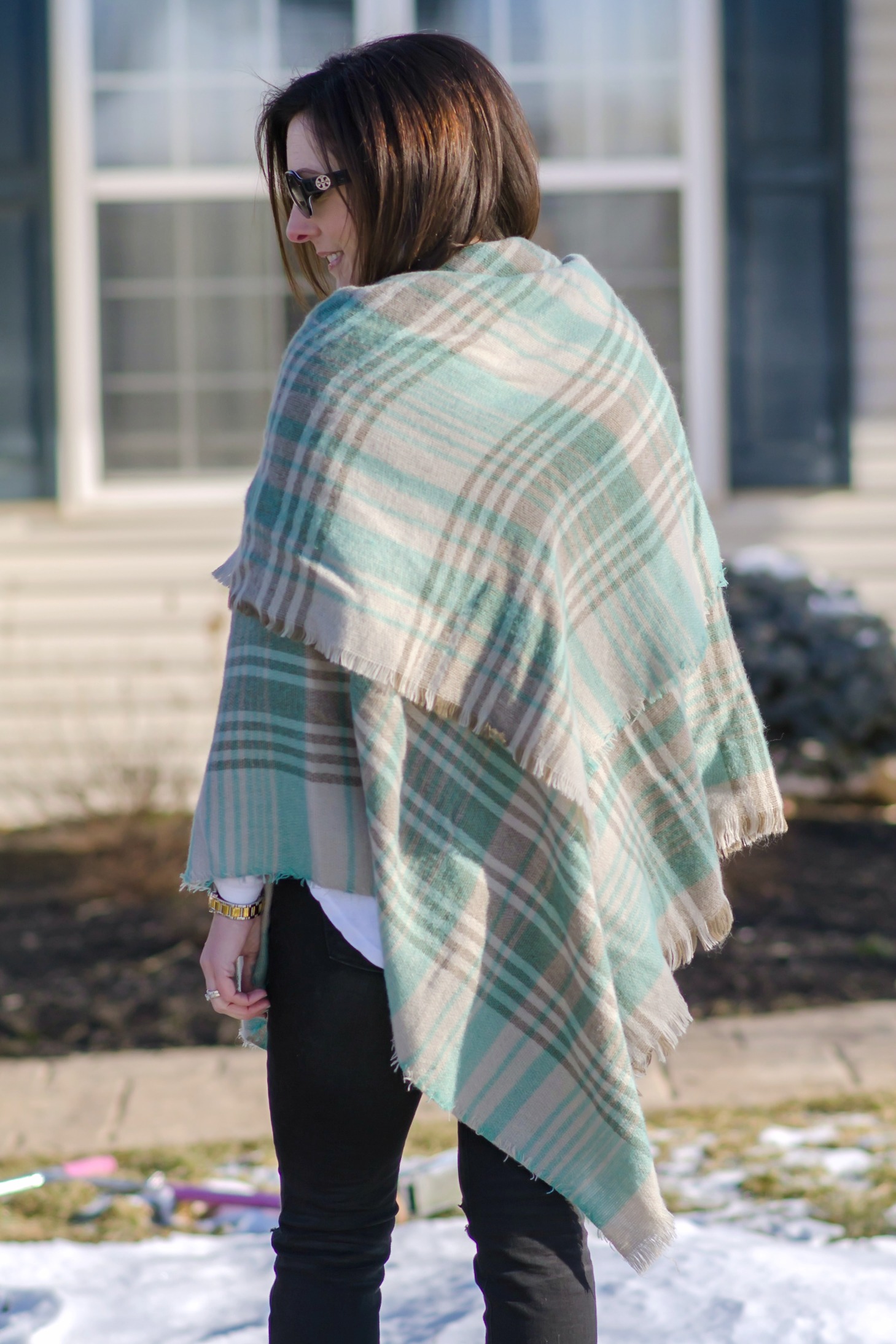 Blanket Scarf/Toggle Poncho